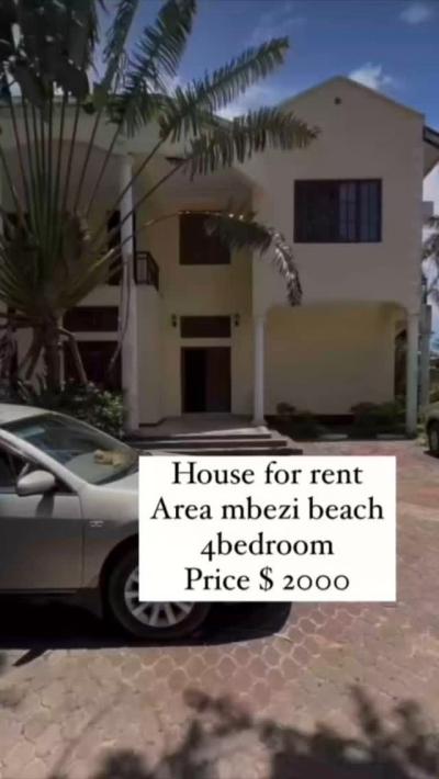 4 Bedrooms House for Rent at Mbezi, Dar Es Salaam