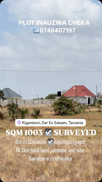 Plot for sale at Kigamboni, Dar Es Salaam