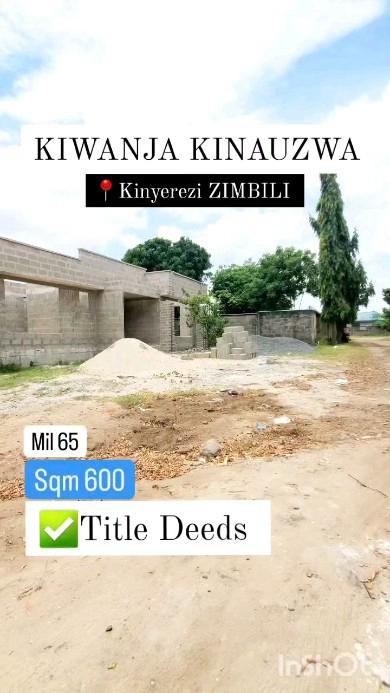 Plot for sale at Tabata, Dar Es Salaam