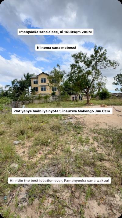 Plot for sale at Makongo, Dar Es Salaam