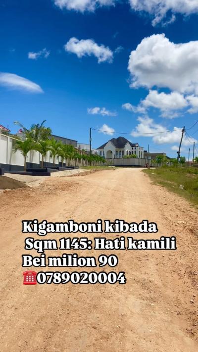 Kiwanja kinauzwa Kigamboni, Dar Es Salaam