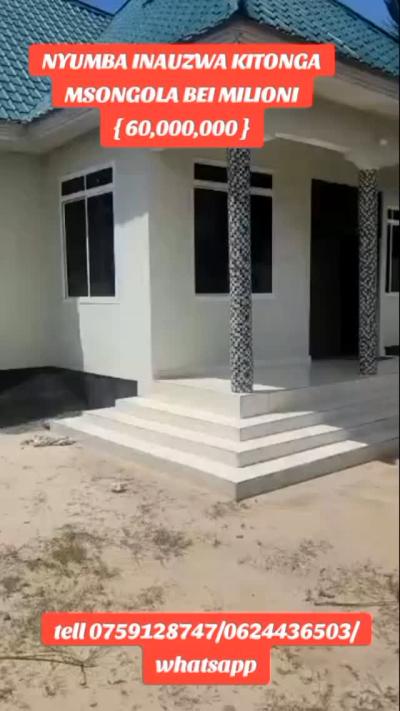 House for sale at Msongola, Dar Es Salaam