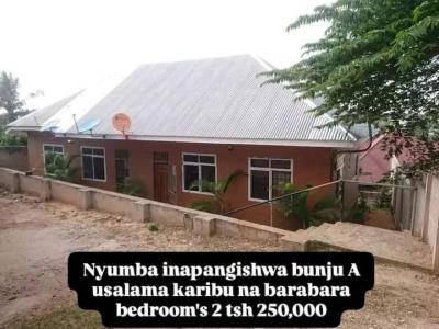 Nyumba/Apartment ya vyumba viwili inapangishwa Bunju, Dar Es Salaam