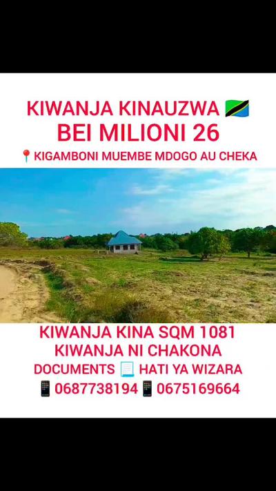 Plot for sale at Kigamboni, Dar Es Salaam