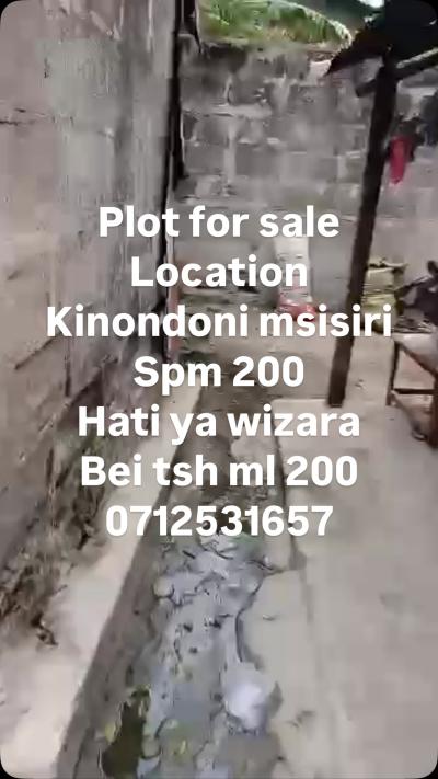 Plot for sale at Kinondoni, Dar Es Salaam