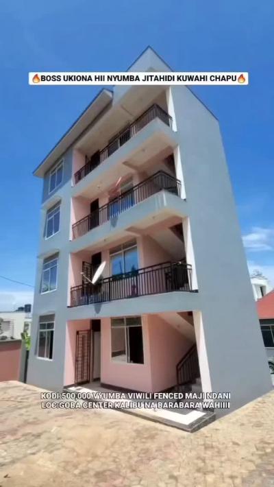 Nyumba/Apartment ya vyumba viwili inapangishwa Goba, Dar Es Salaam