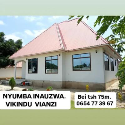 3 Bedrooms House for sale at Vikindu, Pwani