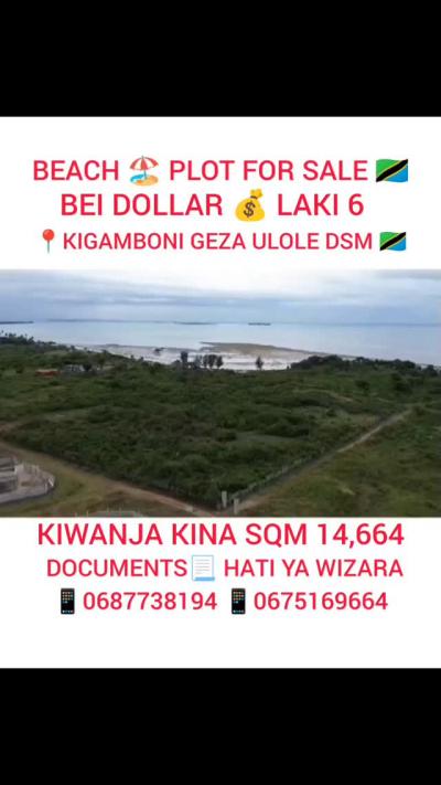 Plot for sale at Kigamboni, Dar Es Salaam