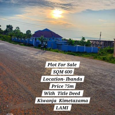 Plot for sale at Ibanda, Mbeya