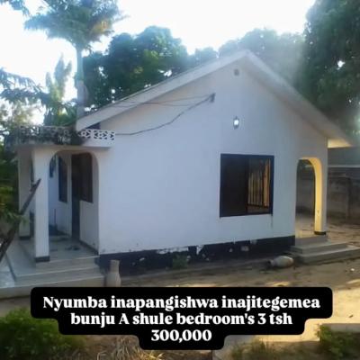 Nyumba ya vyumba vitatu inapangishwa Bunju, Dar Es Salaam