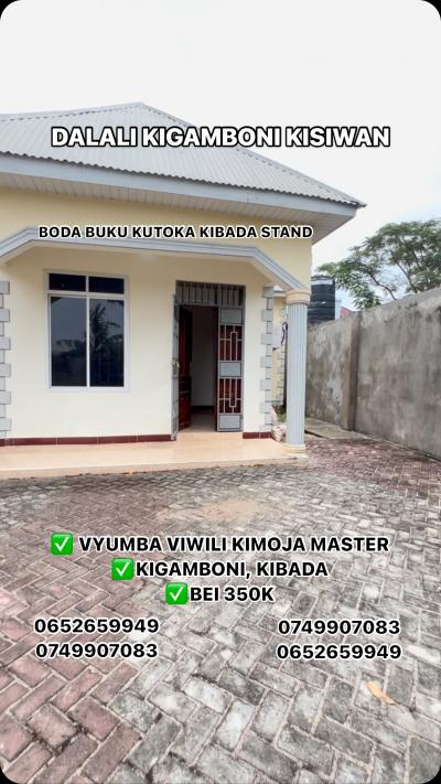 2 Bedrooms House for Rent at Kigamboni, Dar Es Salaam