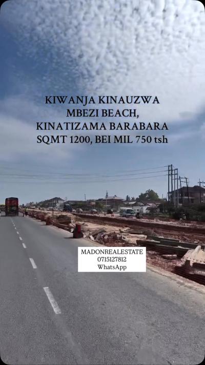 Plot for sale at Mbezi, Dar Es Salaam